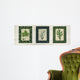 Three Leaves C Wall Decal