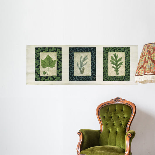 Three Leaves C Wall Decal