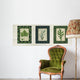 Three Leaves C Wall Decal