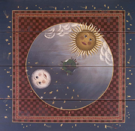 Sun and Moon Wall Decal