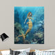 Mermaid Clown Fish Kiss Wall Mural