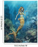 Mermaid Clown Fish Kiss Wall Mural