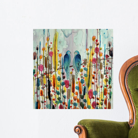 We Love Birds Wall Decal