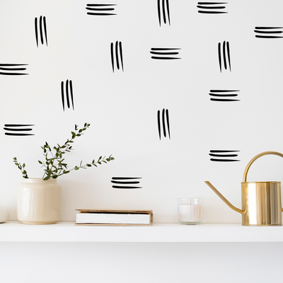 Slashes Wallpaper Sticker Set