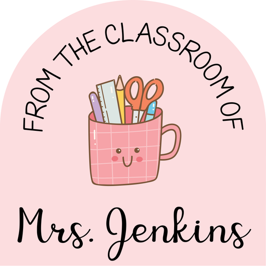 Custom From the Classroom of Teacher Sticker