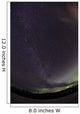 Milky Way and Aurora Wall Decal
