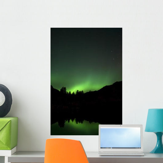 Green Aurora above Kincolith Wall Decal Design 1