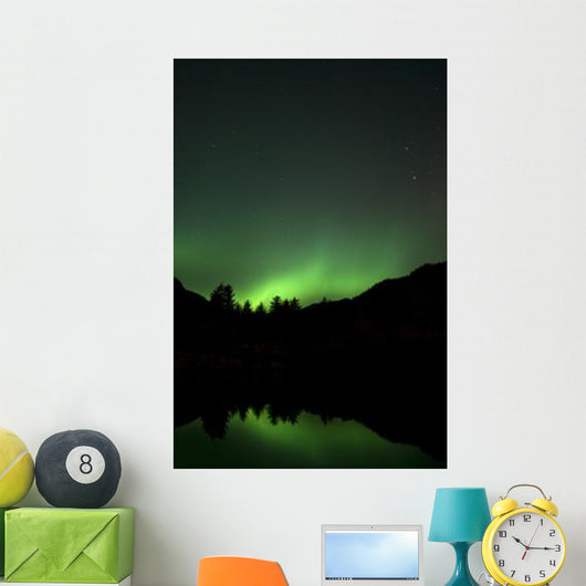Green Aurora above Kincolith Wall Decal Design 1