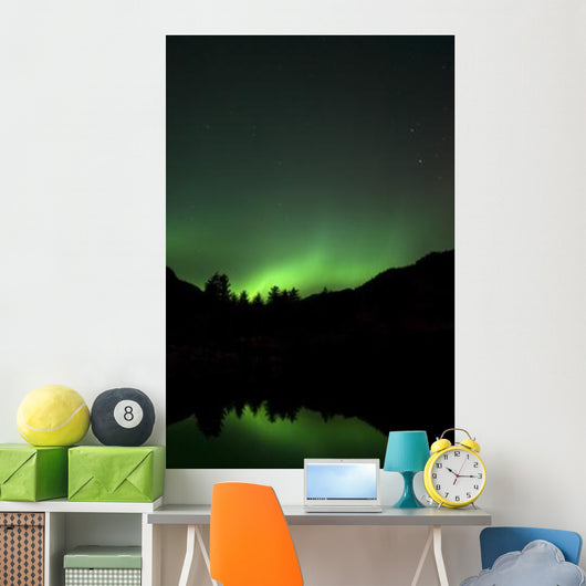 Green Aurora above Kincolith Wall Decal Design 1