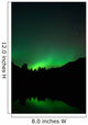Green Aurora above Kincolith Wall Decal Design 1