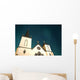 Aurora above Church Wall Decal