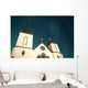 Aurora above Church Wall Decal