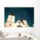 Aurora above Church Wall Decal