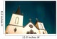 Aurora above Church Wall Decal