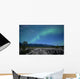 Aurora above Lava Bed Wall Decal