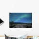 Aurora above Lava Bed Wall Decal