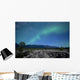 Aurora above Lava Bed Wall Decal