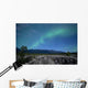 Aurora above Lava Bed Wall Decal