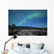 Aurora above Lava Bed Wall Decal