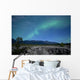 Aurora above Lava Bed Wall Decal