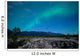 Aurora above Lava Bed Wall Decal