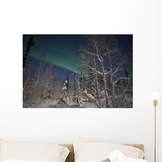 Green Aurora Prelude Lake Wall Decal