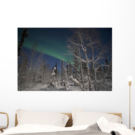 Green Aurora Prelude Lake Wall Decal