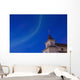 Aurora over Church Wall Decal
