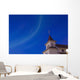 Aurora over Church Wall Decal