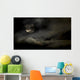 Harvest Moon through Clouds Wall Decal
