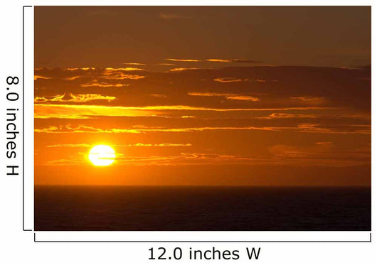 Sunset Gulf St Lawrence Wall Decal Design 2