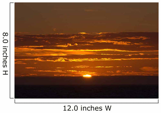 Sunset Gulf St Lawrence Wall Decal Design 1