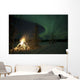 Aurora above Aurora Village Wall Decal Design 3