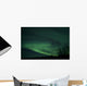 Green Aurora above Far Wall Decal Design 4