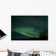 Green Aurora above Far Wall Decal Design 4