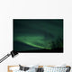 Green Aurora above Far Wall Decal Design 4