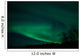 Green Aurora above Far Wall Decal Design 4