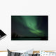 Green Aurora above Far Wall Decal Design 3
