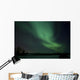 Green Aurora above Far Wall Decal Design 3
