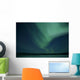 Green Aurora above Far Wall Decal Design 2
