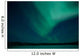 Green Aurora above Far Wall Decal Design 2