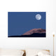 Full Moon Alpenglow Wall Decal Design 3