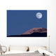 Full Moon Alpenglow Wall Decal Design 3