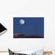 Full Moon Alpenglow Wall Decal Design 2