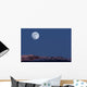 Full Moon Alpenglow Wall Decal Design 2