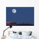 Full Moon Alpenglow Wall Decal Design 2