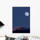 Full Moon Alpenglow Wall Decal Design 1