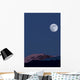 Full Moon Alpenglow Wall Decal Design 1