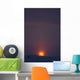 Sunset from Dettah Ice Wall Decal Design 1