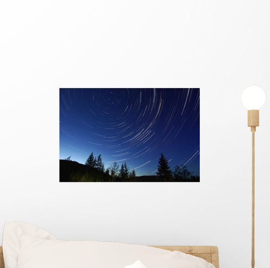 Star Trails Dusk Wall Decal Design 2